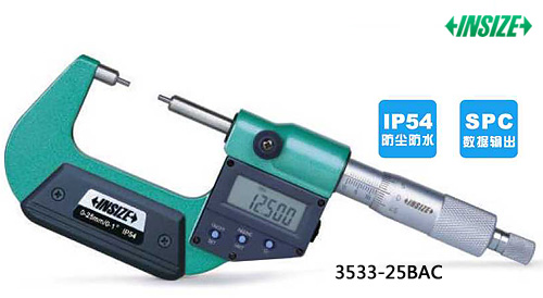 B0411-002-英示-3533-25BAC数显花键千分尺 0-25