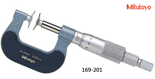 B0416-001-三丰--169-201盘型千分尺  0-25
